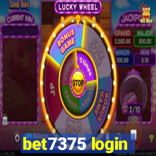 bet7375 login